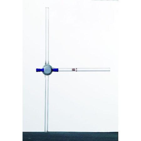 Synthware STOPCOCK, 1:5 TEFLON, T-BORE, 2mm, PLUG 15. 2/30, STEM 8mm. S161530